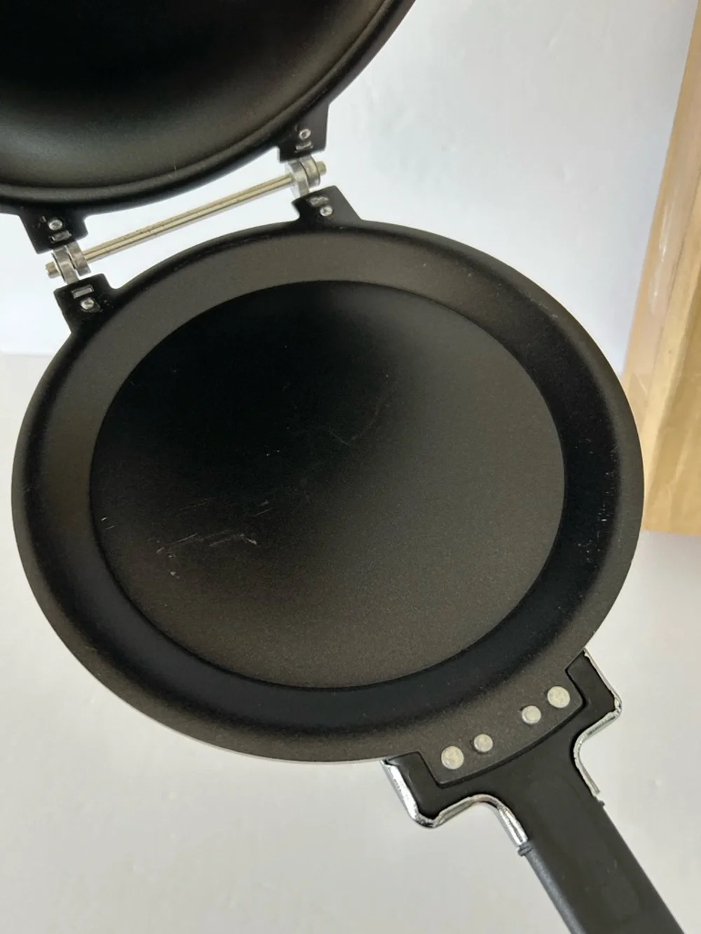 Vintage “Pancake Wizard” Set includes: Pan, Batter Dispenser, and 4 Metal Shapes